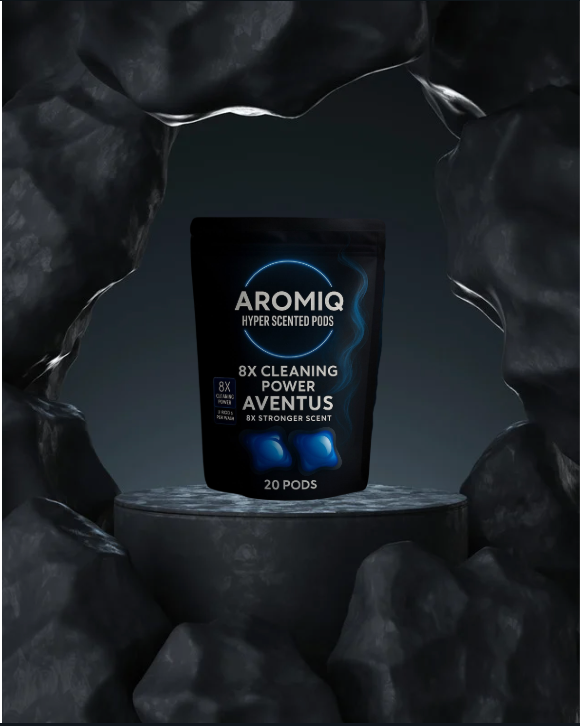 AROMIQ™ Aventus Hyper Scented Laundry Pods (20 Wash Loads) Laundry Capsules. Pack of 1