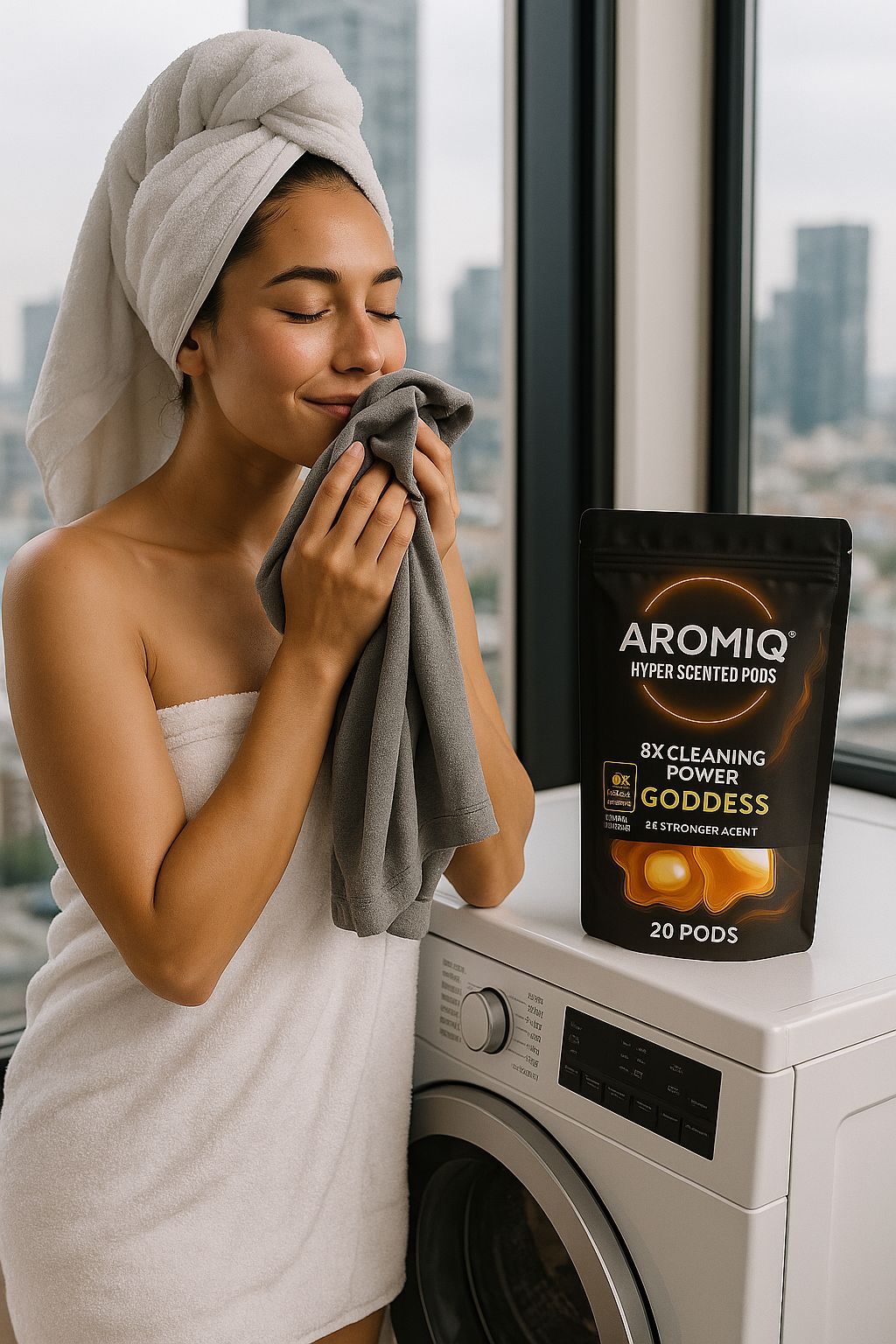AROMIQ™ Goddess Hyper Scented Laundry Pods (20 Wash Loads) Laundry Capsules. Pack of 1. Preorder.